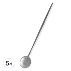 부엌다옴 플리비체 스텐304 커트러리 롱티스푼, 5개, 단품