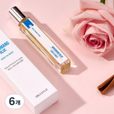 힐링팜스 포켓 롤온 향수 우드망블루, 10ml, 6개