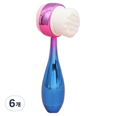 딥톡 양면 실리콘 모공 딥클렌징 세안 브러쉬 DT0778, 6개, 블루