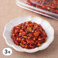 식탁위의사계 청어알 씨앗 비빔 젓갈, 110g, 3개