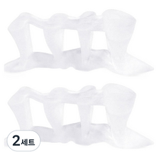 Nellian 矽膠柔軟腳趾環 左右套組, 2套