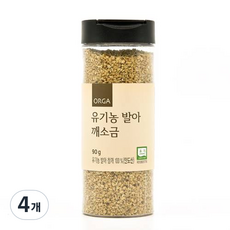 올가홀푸드 발아 깨소금 인도산, 90g, 4세트