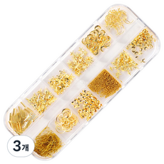 Chic Fit 空間纖細美甲吊飾12款, D, 3個