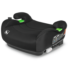 lionelo ISOFIX 增高輔助汽座 Luuk Fix i-Size 705240 3~12歲適用, 碳纖黑