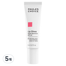 폴라초이스 립글로즈 SPF40, 쉬어핑크, 5개, 8ml