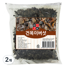 오케이식품 건 목이버섯, 2개, 100g