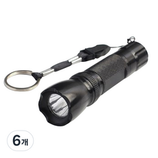 LED 포켓 후레쉬 열쇠고리 GTS20023, 6개