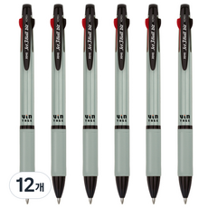 자바펜 제트 3볼 biz 빈티지 펜 0.7mm, 그린, 12개