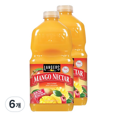 랭거스 망고주스, 6개, 1.89L