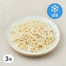 바른 더 부드러운 백진미 오징어채 (냉동), 3개, 300g