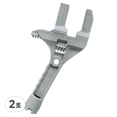 多功能塑鋼衛浴板手 台灣製衛浴專用扳手 大開口可調式水龍頭水槽安裝維修工具, 2支