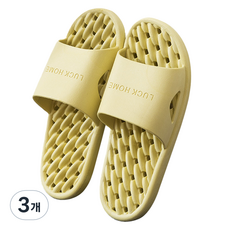 멍스터즈 욕실 지압슬리퍼 255-260mm, 그린, 3개
