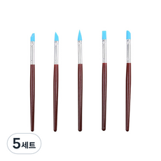 MAME 矽膠塑形筆刷 5件組, 0.8 x 16.2 cm, 5套