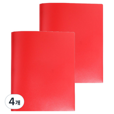 Denville 便利文件夾 23.5 x 29.3 cm, 4個, 紅色