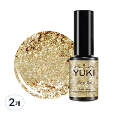 유키 컬러 젤네일, 127호 스파클링샌드, 5g, 2개