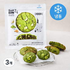 솔트24 말차 르뱅쿠키 생지 (냉동), 85g, 4개입, 3개