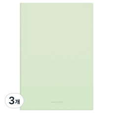 델리 파스텔 소프트커버 양장 다이어리 EN140L, 그린, 3개