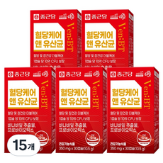 벤비티 혈당케어 앤 유산균 10억CFU 10.5g, 15개, 30정