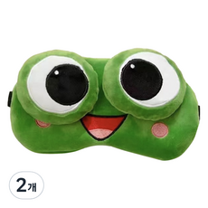 Livman 大眼蛙娃娃 睡眠眼罩 A, 2個, 1入