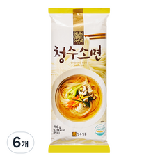 청수식품 청수소면, 900g, 6개