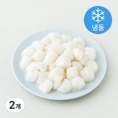 고고새우 깔끔하게 손질된 부드러운 가리비 관자 (냉동), 2개, 400g