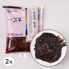 오늘의밥상 양념 깻잎, 1kg, 2개