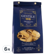 GENTILE IGP 그라냐노 파스타 빠케리 리가티, 500g, 6개