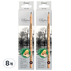 Allode Marco 原木素描鉛筆 TYPE03 12入, H, 8個