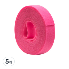 GEOBIZ 雙面魔鬼氈 粉紅色 5m, 5個