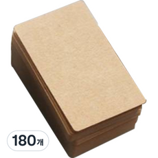 더조넷 카드 미니 크라프트지 a, 180개