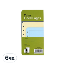 프랭클린플래너 CEO 색지노트 2종 세트, 6세트