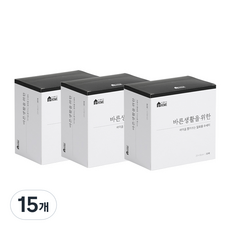 바이홈 뽑아쓰는 일회용 수세미, 블랙, 30개입, 15개