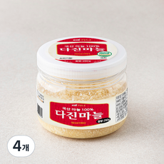 가나 다진마늘 페트병, 250g, 4개