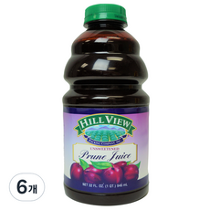 힐뷰 프룬주스 100%, 946ml, 6개