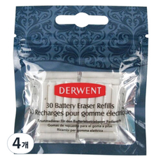 DERWENT 德爾文 電動橡皮擦套裝補充裝 DE2300023 30 片, 4個