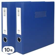 MiDAS HYUNPOONG PVC 高週波 D型環 A4 活頁夾 3孔 5cm, 藍色, 10個