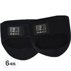 Geongangbyeolbat 腳後跟矽膠緩衝墊 雙腳一組, 6套
