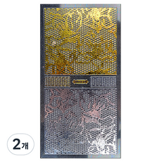 ELP KOREA E-CO 指甲貼 Vast Metal LC460, 混合色, 2個