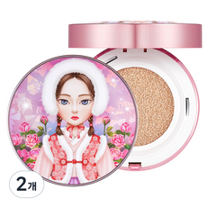 뷰티피플 절대 꿀녀 로얄젤리 우유 쿠션 파운데이션 18g, 21호 허니 베이지, 2개