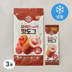 쉐프스토리 바삭한 핫도그 (냉동), 80g, 3개, 5개입