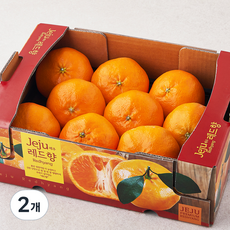 가족 당도선별 레드향, 2kg(중과, 7~9입), 2개