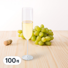 영원플라텍 플라스틱 일회용 샴페인잔, 150ml, 100개