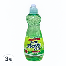 第一石鹼 Funs果香洗碗精 檸檬香, 600ml, 3瓶