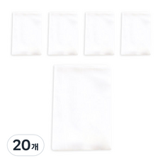 孩童用方形竹節棉布尿布 L, 單色, 20個