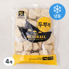 아워홈 행복한맛남 두부적 사각 (냉동), 1kg, 4개