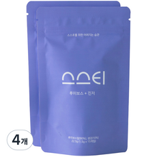 스스티 루이보스 진저 디카페인 블렌딩 삼각티백 허브차, 1.5g, 15개입, 4개