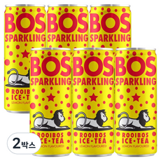 BOS 스파클링 루이보스 아이스티 레몬, 300ml, 12개