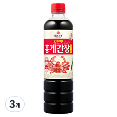 MONGGO SOYSAUCE 香濃紅蟹醬油露, 900ml, 3個