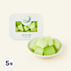 컷팅 허니듀 멜론, 500g, 5개