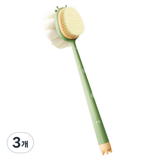 알로데 보이지 않는 곳 구석 바디 브러쉬 양면, TYPE04 그린, 3개, 1개입